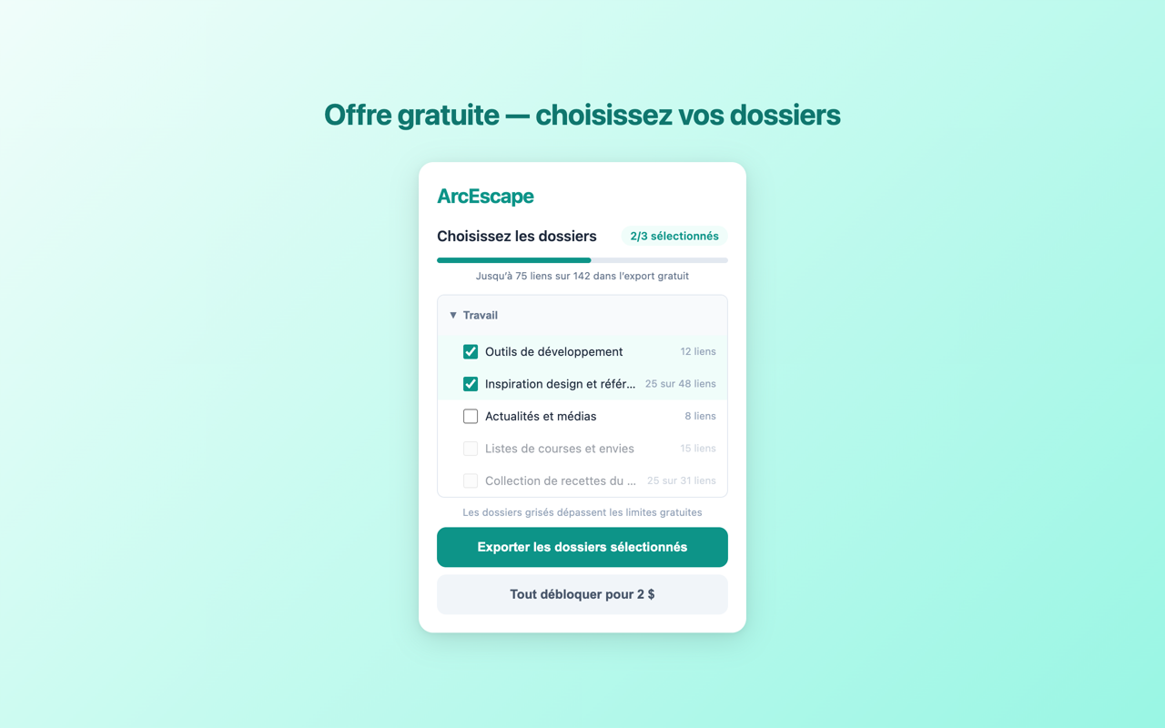 S&eacute;lection de dossiers en offre gratuite